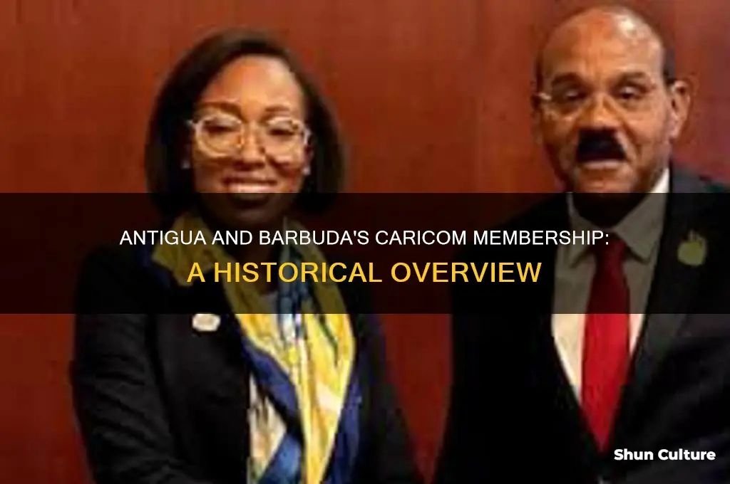 what year did antigua and barbuda join caricom