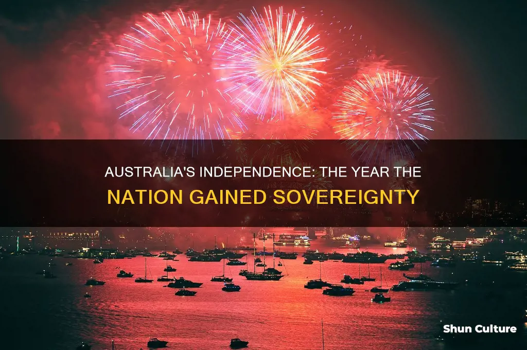 what year did australia became an independent nation