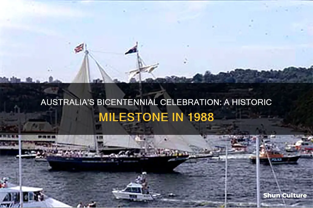 what year did australia celebrate its bicentennary