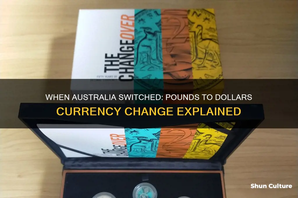 what year did australia change from pounds to dollars