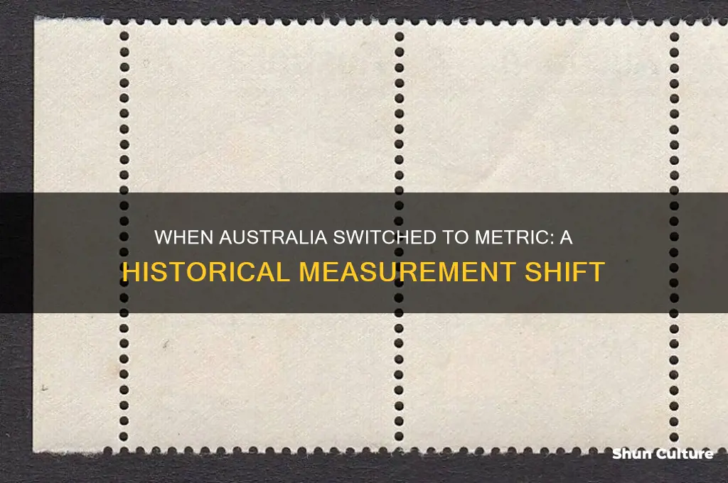 what year did australia change to metric