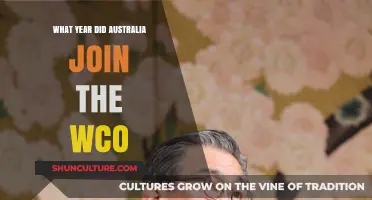 When Did Australia Join the World Customs Organization?