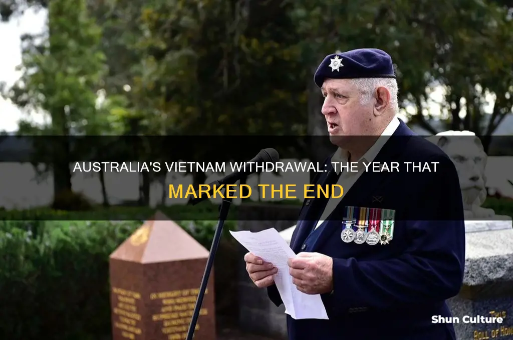 what year did australia pull out of vietnam