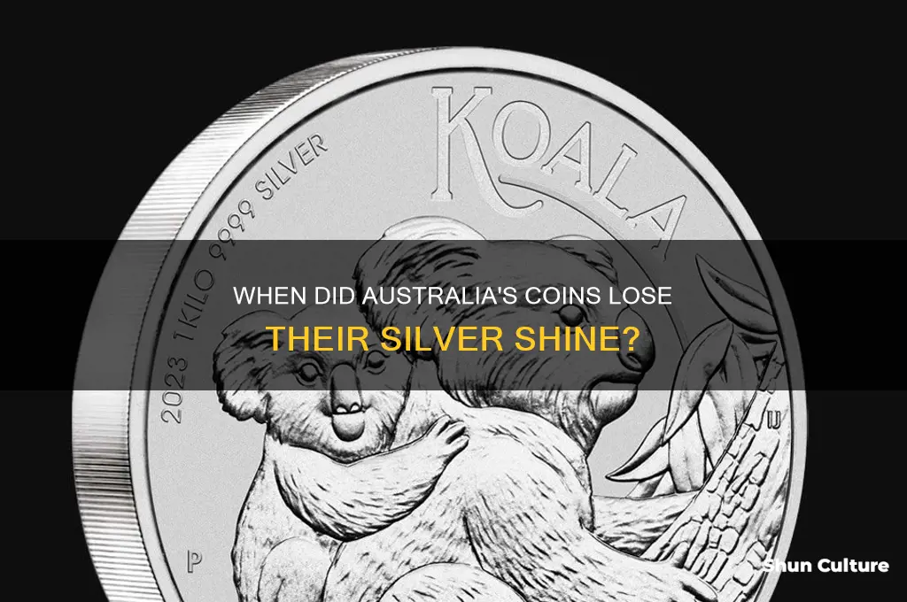 what year did australia stop using silver in coins