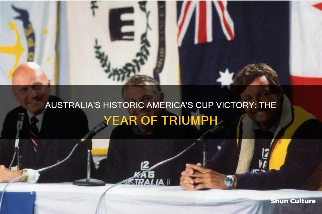 what year did australia win america