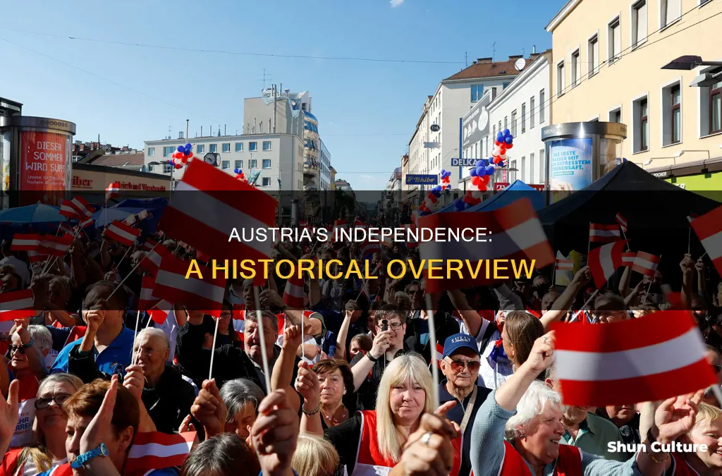 what year did austria become independent