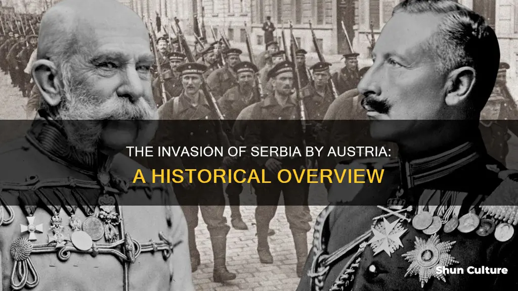 what year did austria invade serbia