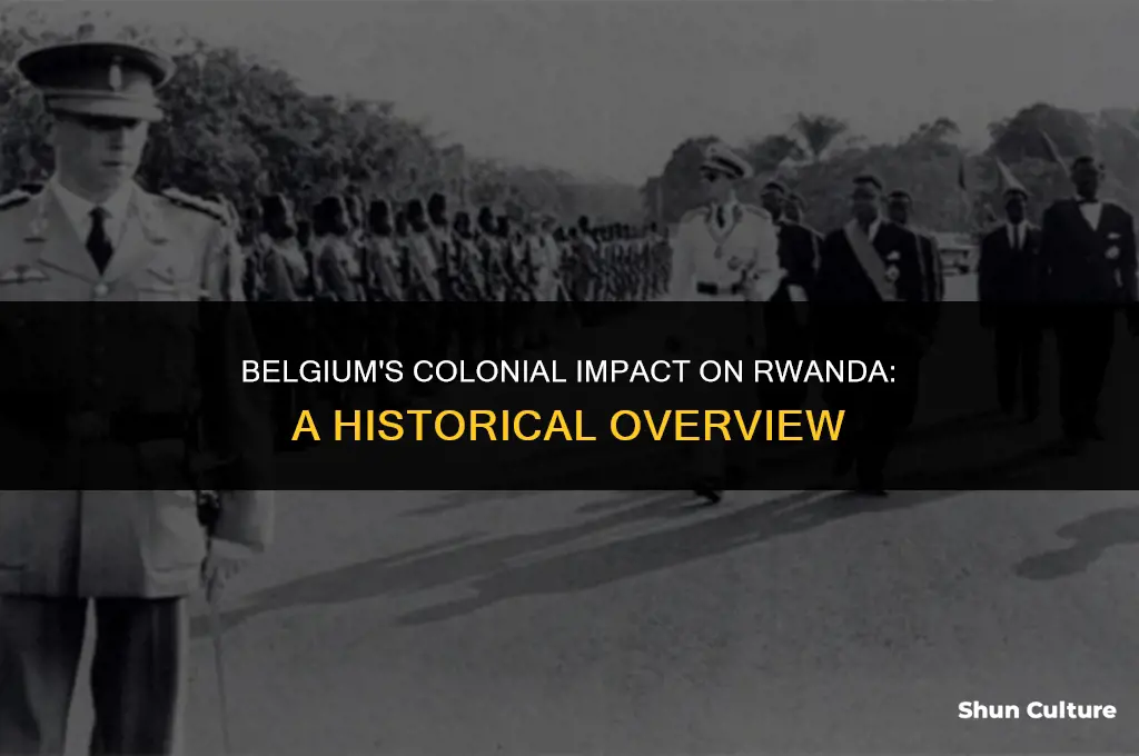 what year did belgium colonize rwanda
