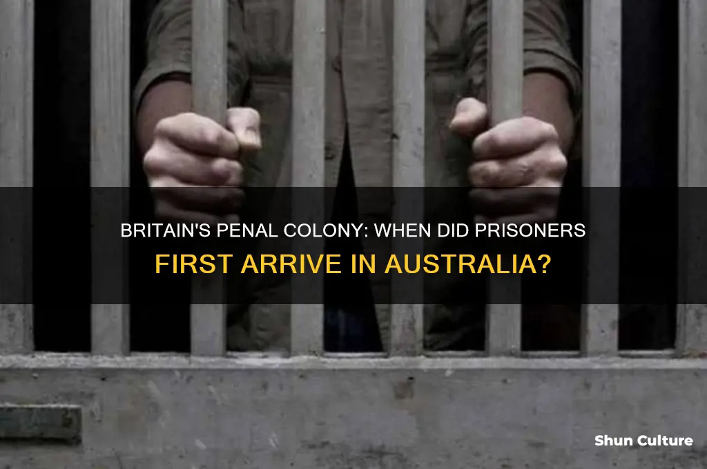 what year did britain send prisoners to australia