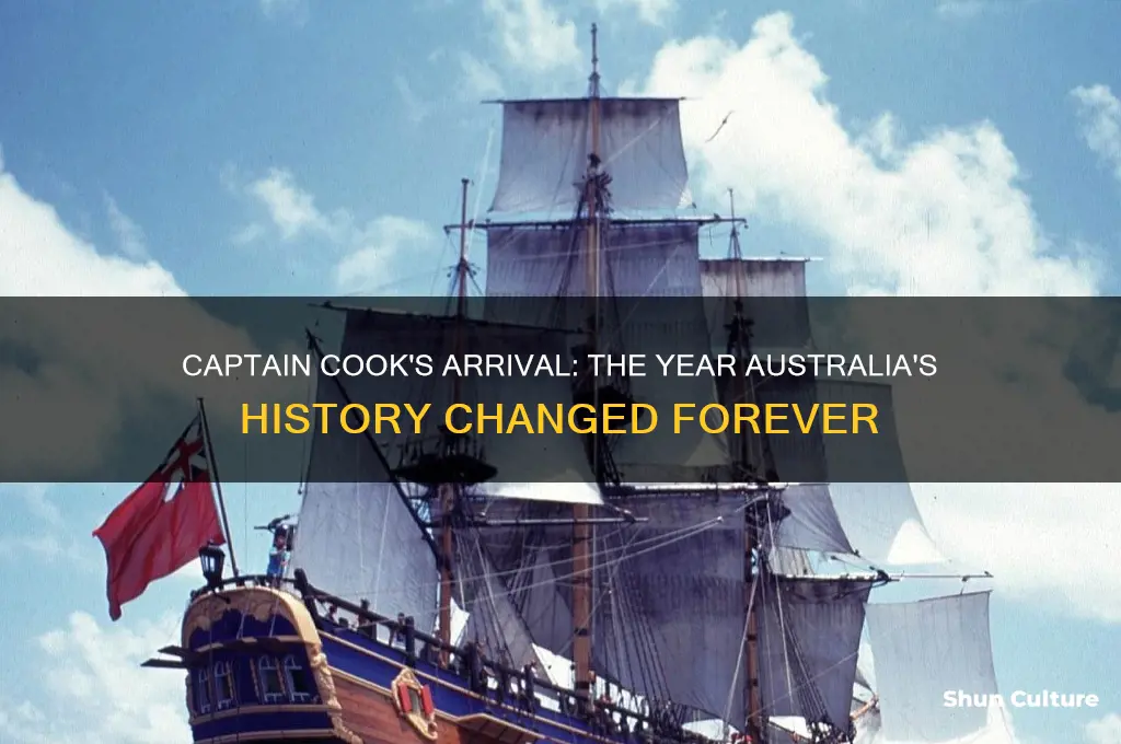 what year did captain cook invade australia