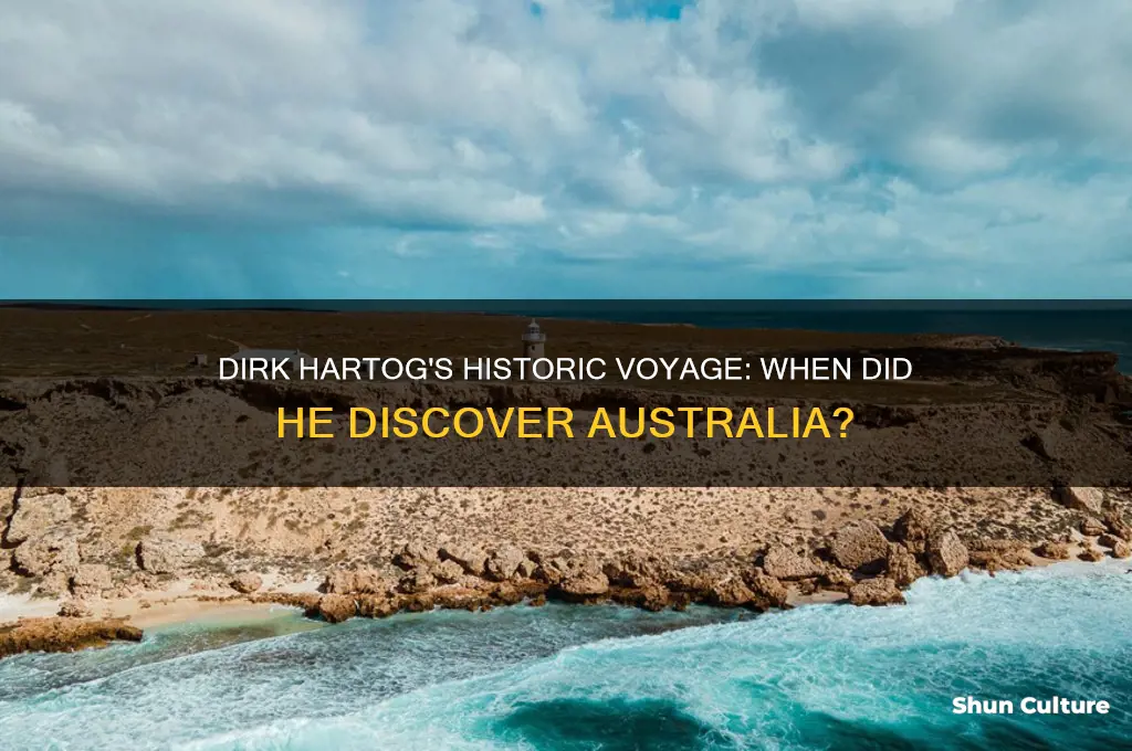 what year did dirk hartog discover australia