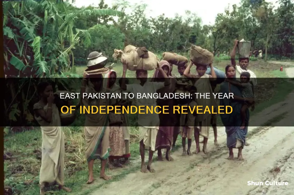 what year did east pakistan became bangladesh
