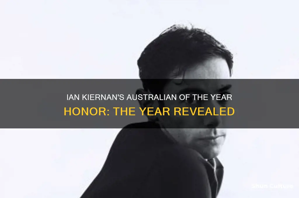 what year did ian kiernan made australian of the year