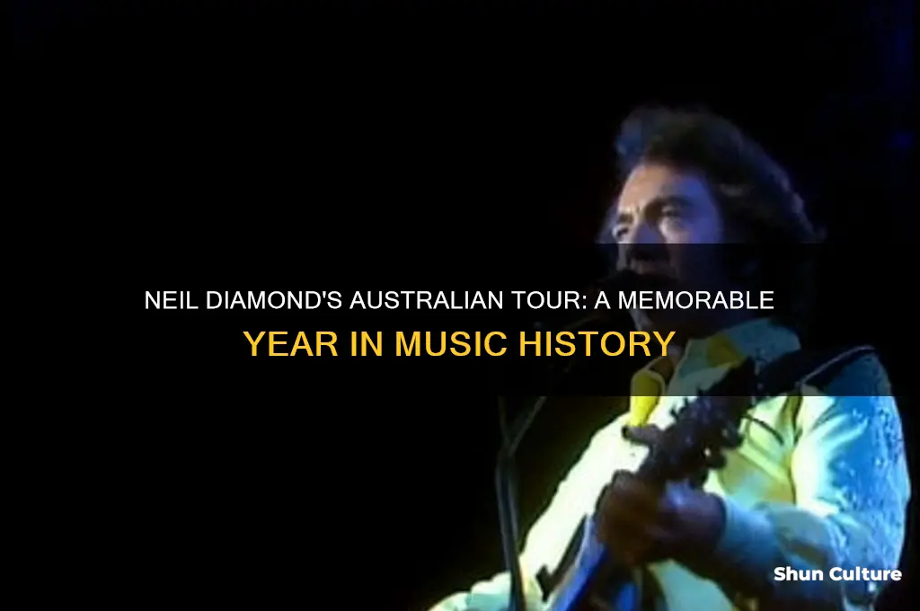 what year did neil diamond tour australia