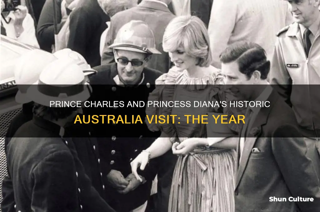 what year did prince charles and diana visit australia