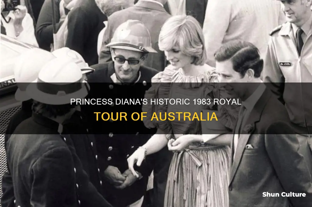 what year did princess diana go to australia