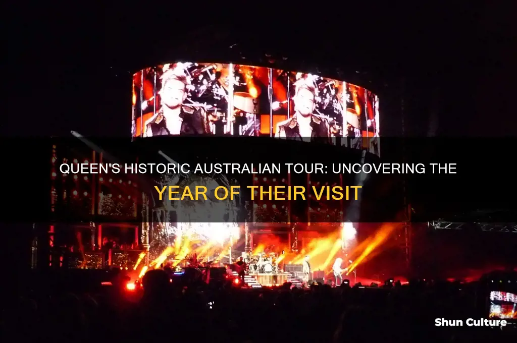 what year did queen tour australia