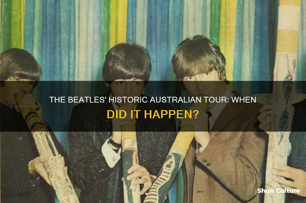 what year did the beatles tour australia