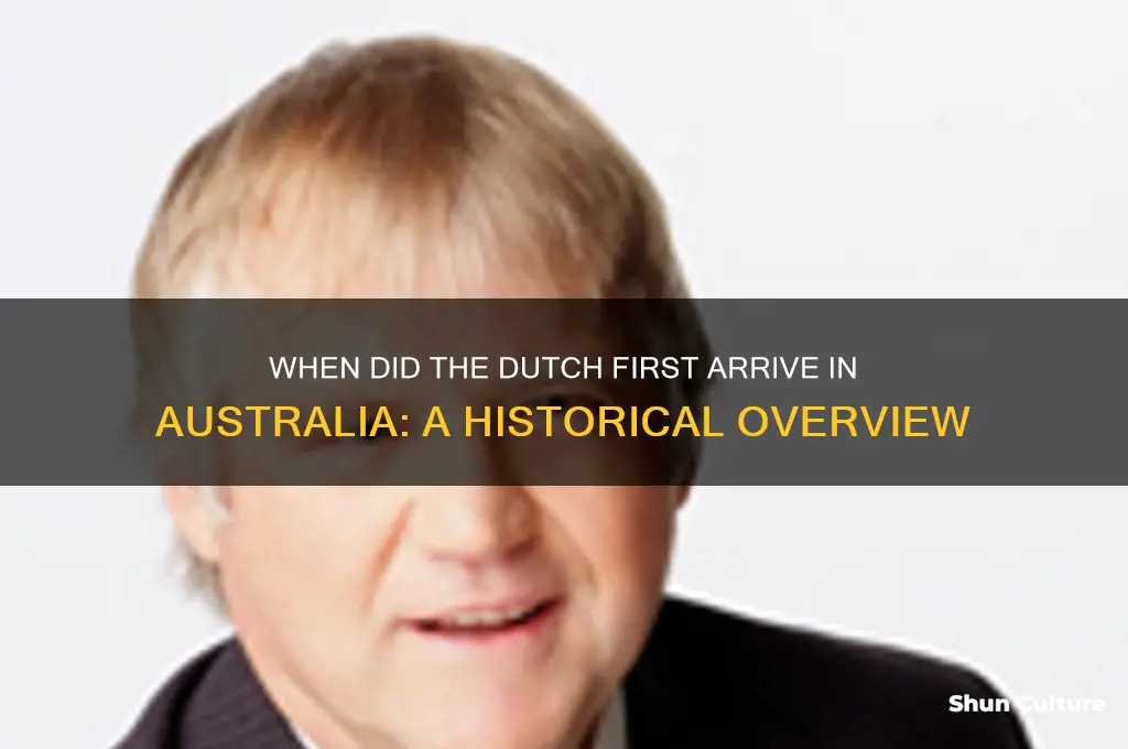what year did the dutch reach australia
