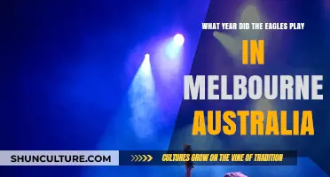The Eagles' Historic Melbourne Concert: Uncovering the Year of Their Australian Performance