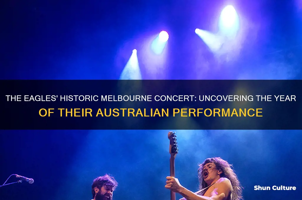what year did the eagles play in melbourne australia