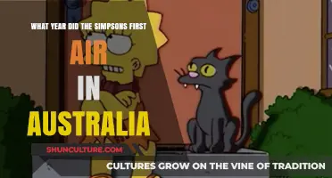 The Simpsons' Australian Debut: A Look at Their First Airing Year