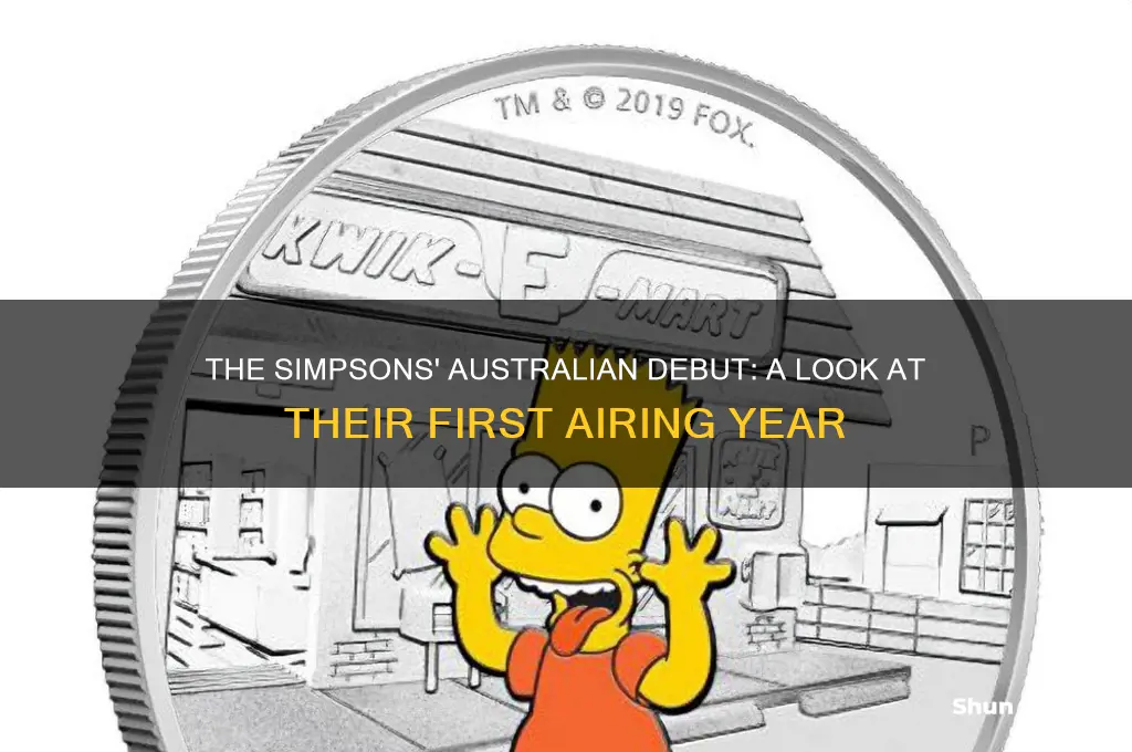 what year did the simpsons first air in australia