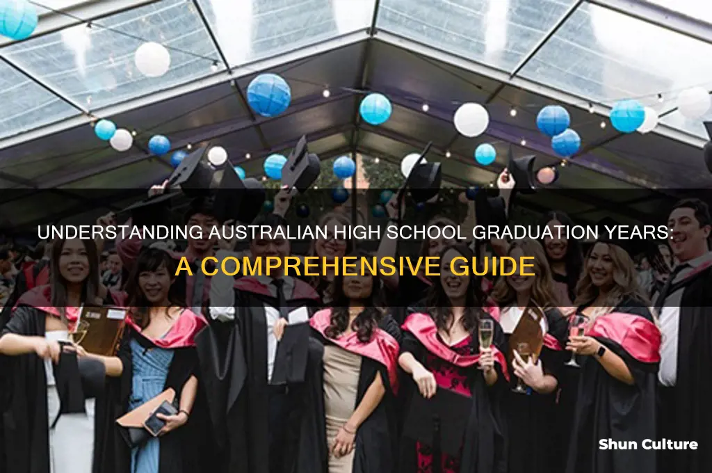 what year do you graduate high school in australia