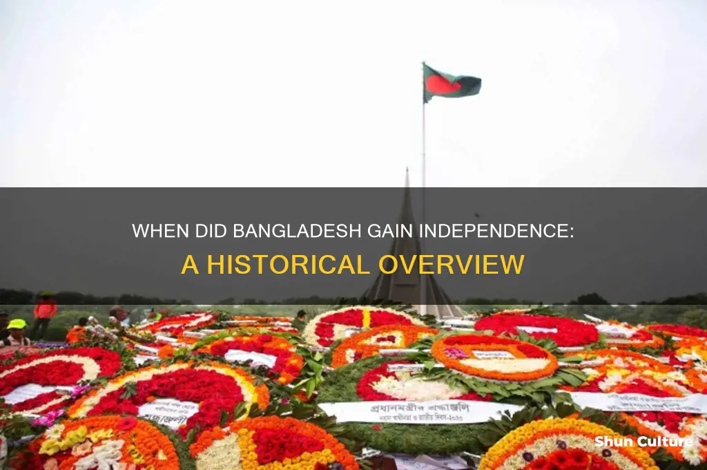 what year does bangladesh become a country