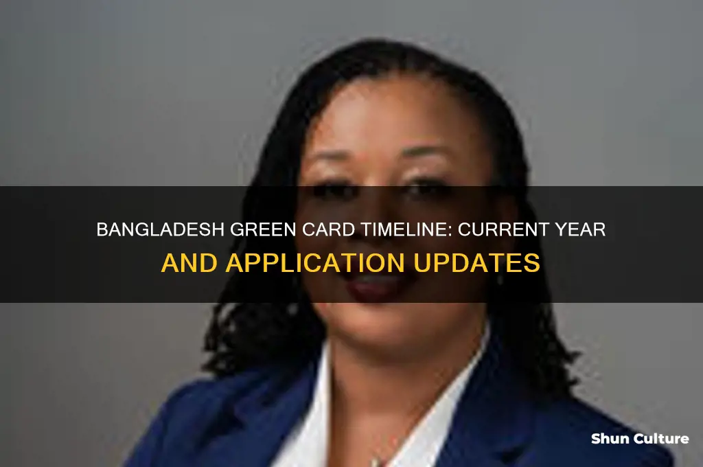 what year is it for bangladesh greencard