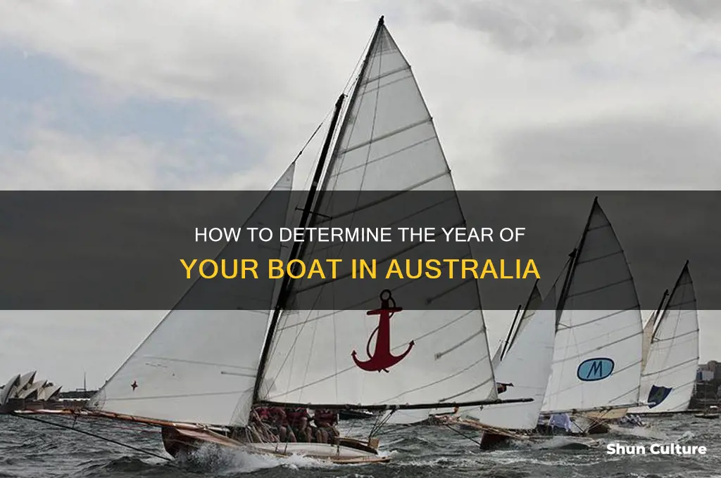 what year is my boat australia
