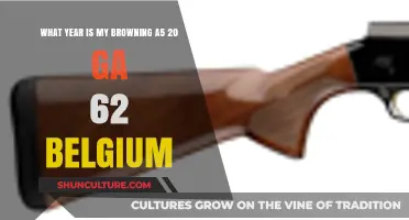 Unraveling the Mystery: Browning A5 20 Ga 62 Belgium's Year
