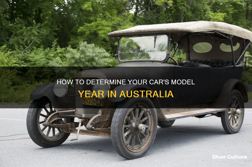 what year is my car australia