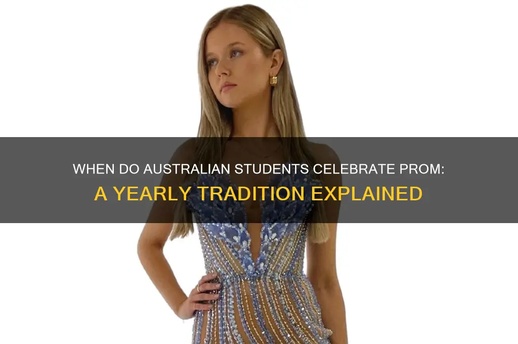 what year is prom in australia