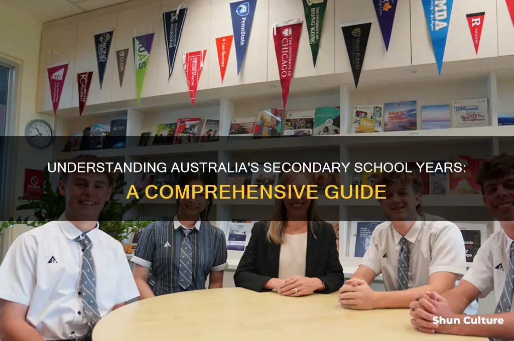 what year is secondary school in australia