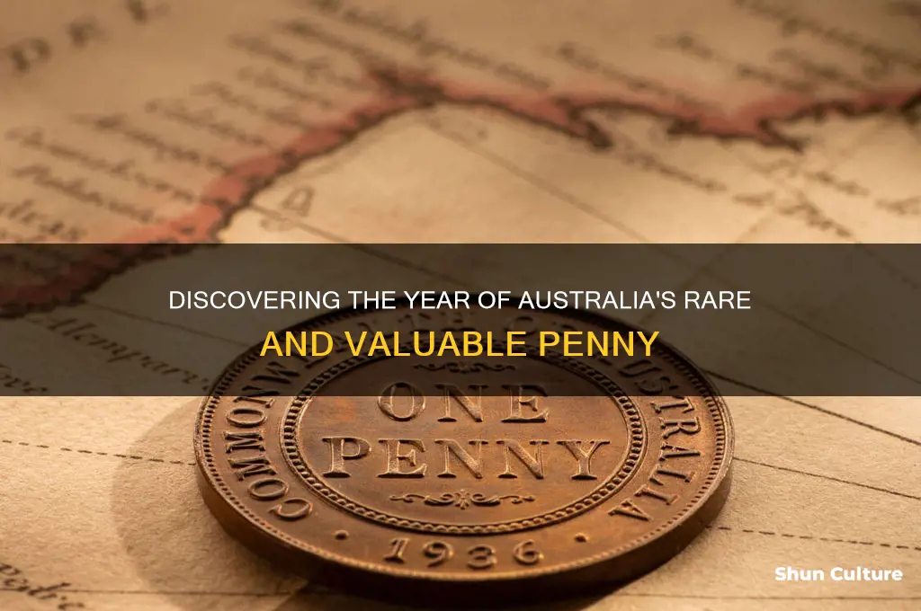 what year is the rare australian penny