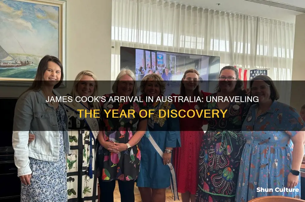 what year was australia discovered by james cook