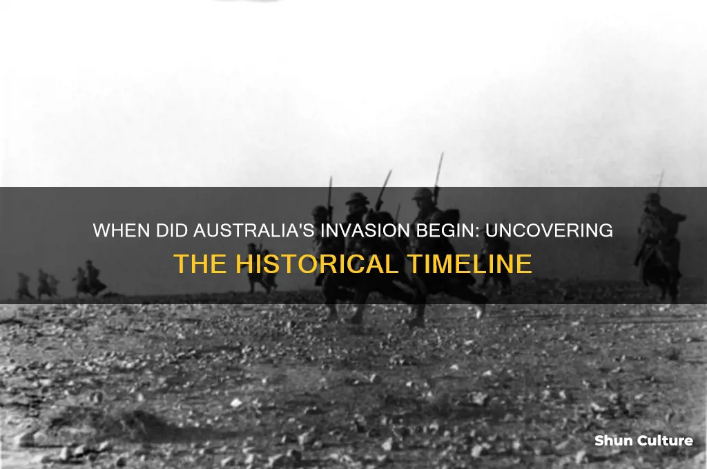what year was australia invaded