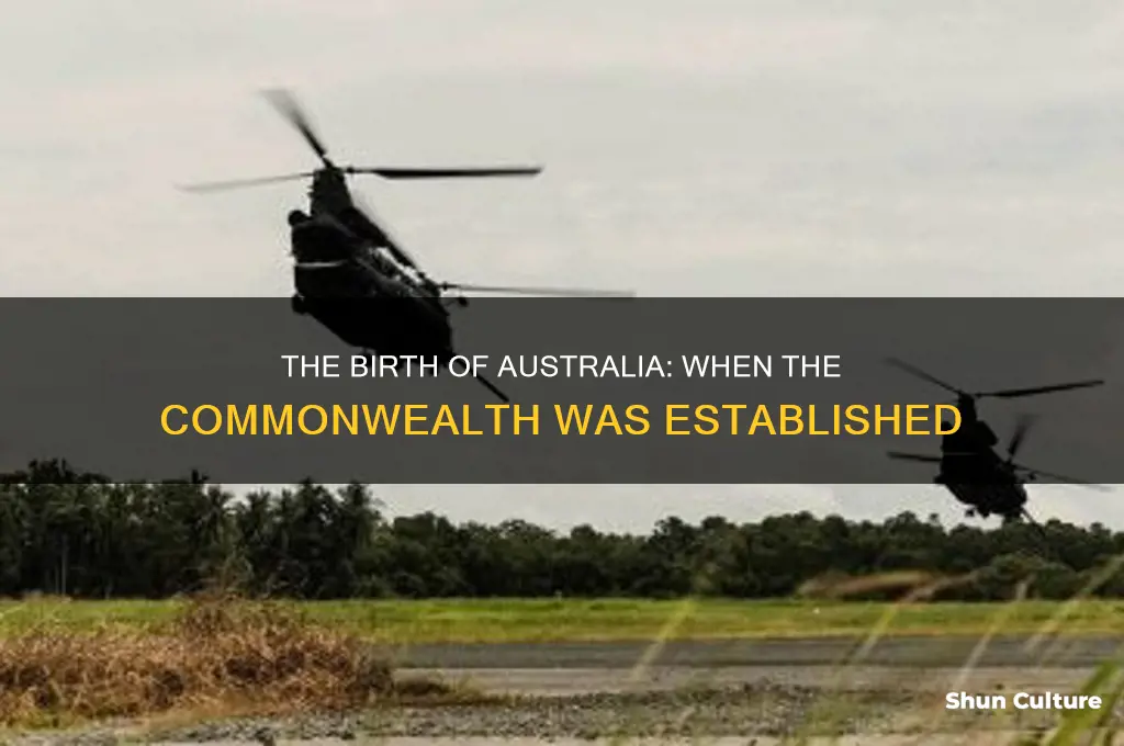 what year was commonwealth of australia formed