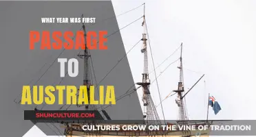 Unveiling Australia's History: The Year of the First Passage