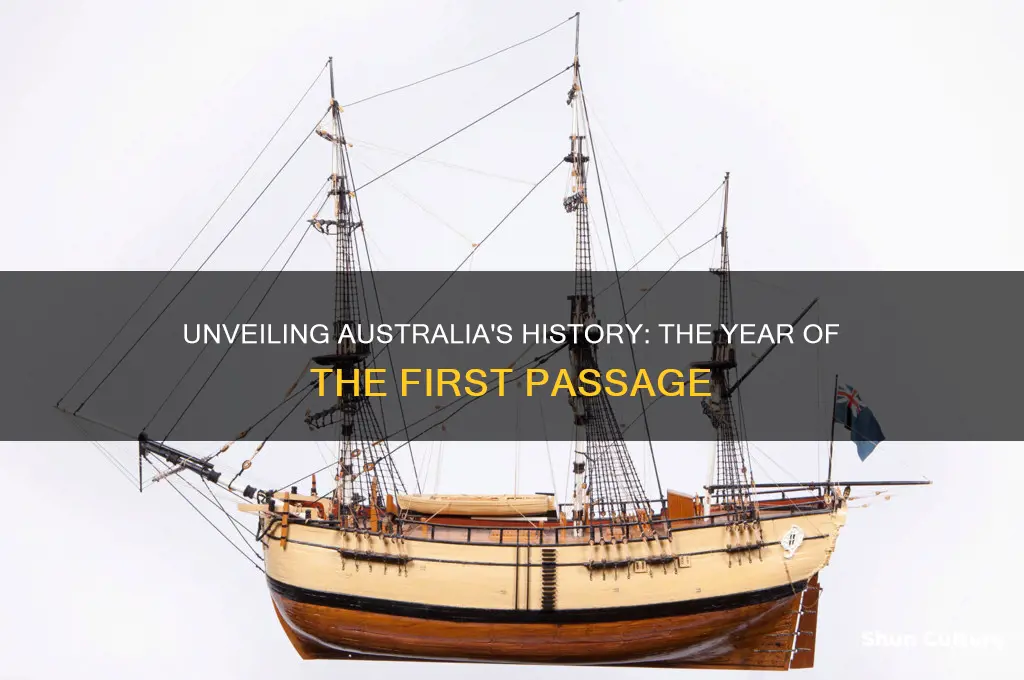 what year was first passage to australia