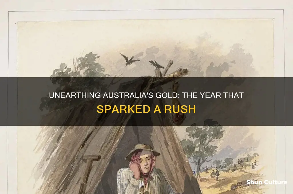 what year was gold discovered in australia