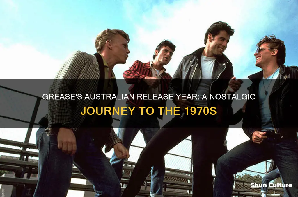 what year was grease released in australia