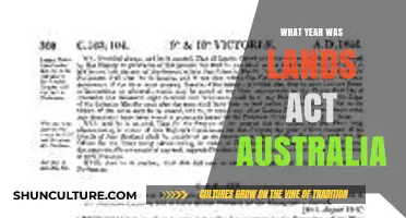 Understanding the Year of Australia's Landmark Lands Act Legislation
