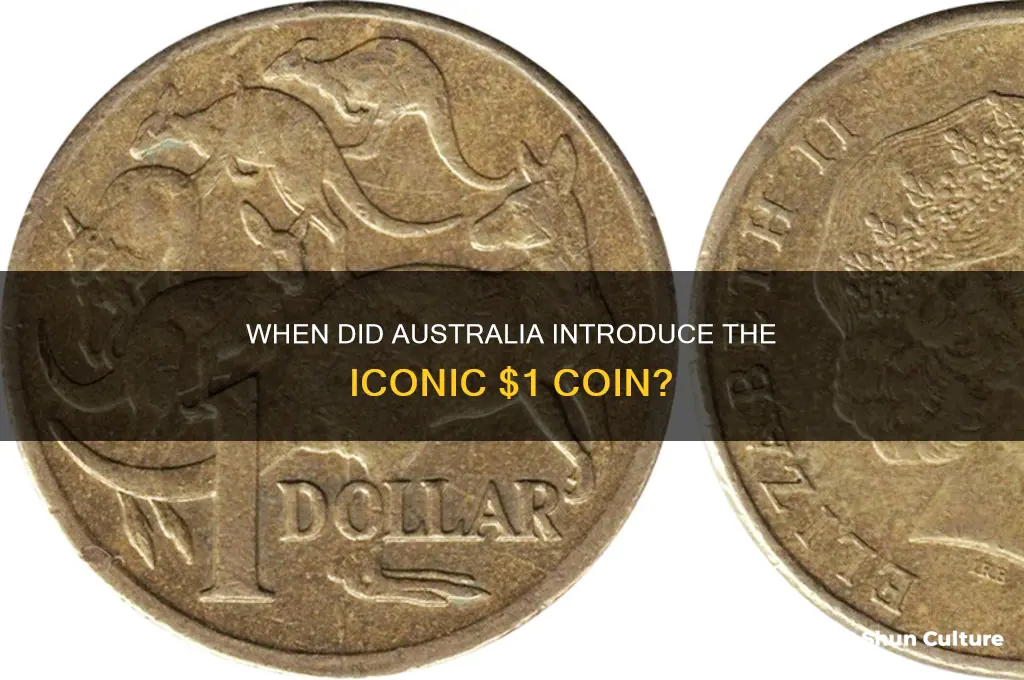 what year was the 1 coin introduced in australia