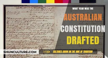 The Birth of Australia's Constitution: Drafting Year Unveiled