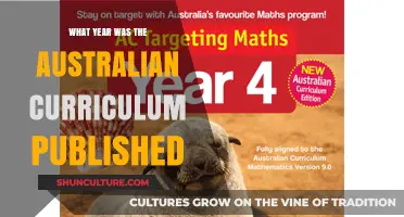 When Was the Australian Curriculum First Published?