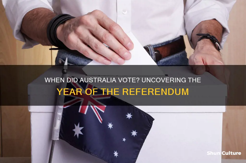 what year was the australian referendum