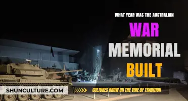 When Was the Australian War Memorial Constructed?