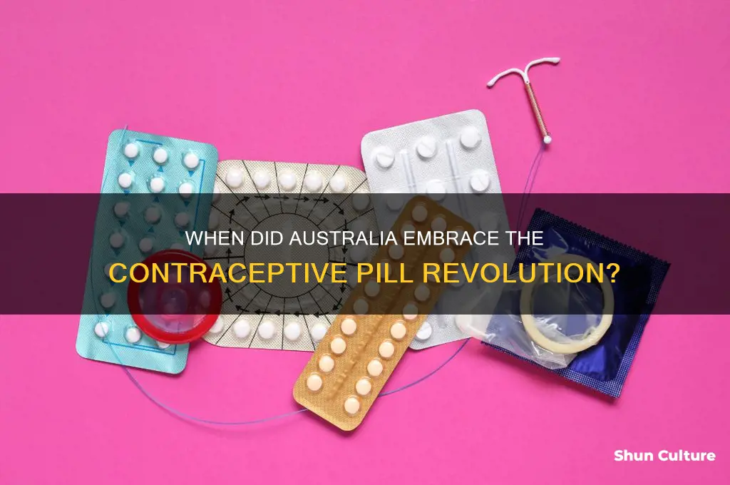 what year was the contraceptive pill introduced in australia